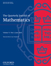 QUARTERLY JOURNAL OF MATHEMATICS封面